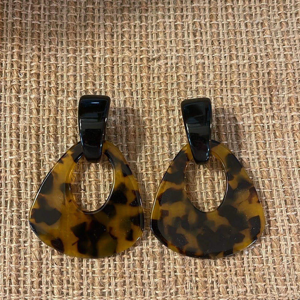 Tortoise earrings